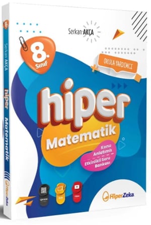 8. Sınıf Hiper Matematik Konu Anlatımlı ve Etkinlikli Soru Bankası Hiper Zeka