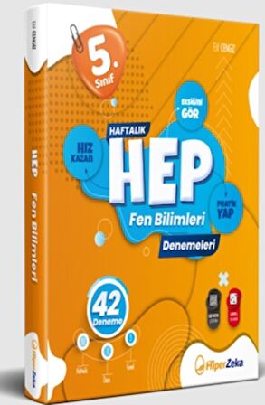 5. Sınıf Haftalık Hep Fen Bilimleri 42 Deneme