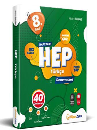 8. Sınıf Haftalık Hep Türkçe 40 Deneme