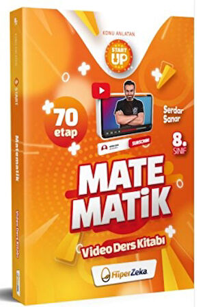 8. Sınıf Start Up Matematik Konu Anlatan Video Ders Kitabı