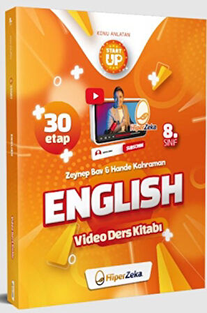 8. Sınıf Start Up English Konu Anlatan Video Ders Kitabı