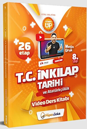 8. Sınıf Start Up T.C. İnkılap Tarihi Konu Anlatan Video Ders Kitabı