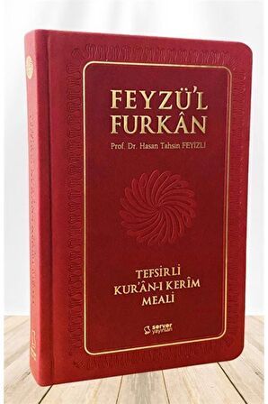 Feyzü'l Furkan Tefsirli Kur'an-ı Kerim Meali (Orta Boy - Tefsirli Meal - Ciltli) - BORDO