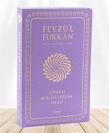 Feyzü'l Furkan Tefsirli Kur'an-ı Kerim Meali (Orta Boy - Tefsirli Meal - İNCE CİLT) LİLA