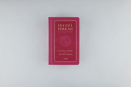 Feyzü'l Furkan Kur'an-ı Kerim ve Tefsirli Meali (Sempatik Cep Boy - Ciltli) Pembe