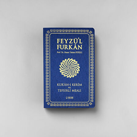Feyzü'l Furkan Kur'an-ı Kerim ve Tefsirli Meali (Sempatik Cep Boy - İNCE CİLT) LACİVERT