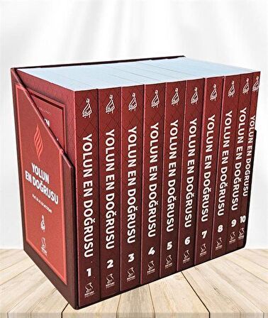 Yolun En Doğrusu Kutulu Takım Ciltli (10 Kitap) / Prof. Dr. Mahmud Esad Coşan