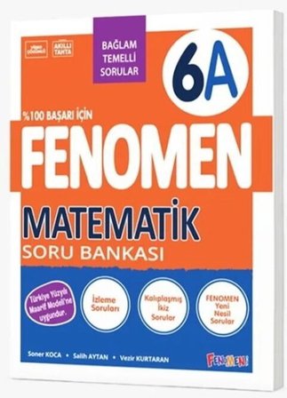 6. Sınıf Matematik A Fenomen Soru Bankası Fenomen Okul Yayınları
