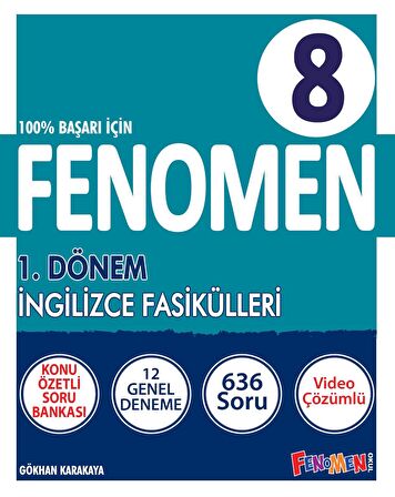 Fenomen 8. Sınıf İngilizce Fasikülleri 1. Dönem