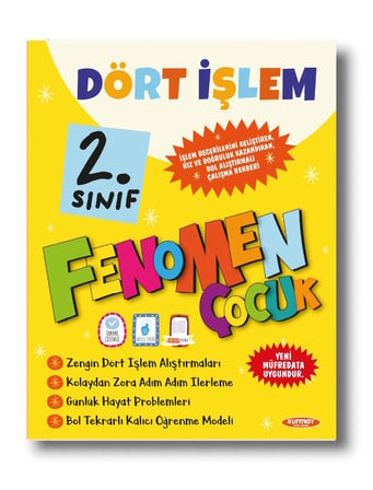 Fenomen Çocuk 2027 2. Sınıf Dört İşlem Soru Bankası Maarif Model