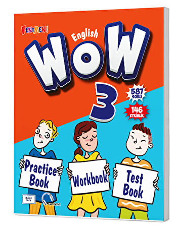 WOW English 3 Practice Book + Workbook + Test Book