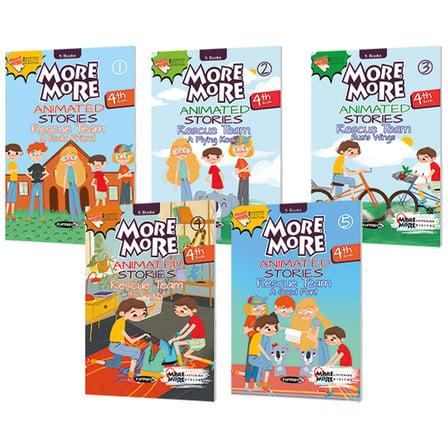 Kurmay Elt More & More 2027 4. Sınıf Hikaye Seti Kutulu 5 Kitap 