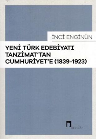 Yeni Türk Edebiyatı Tanzimat'tan Cumhuriyet'e