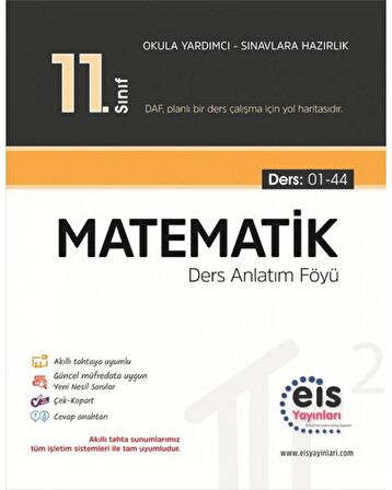 11. Sınıf - DAF - Matematik