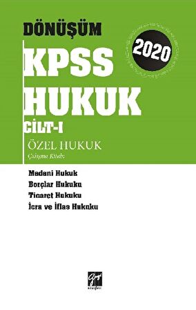 2020 Dönüşüm KPSS Hukuk Cilt 1