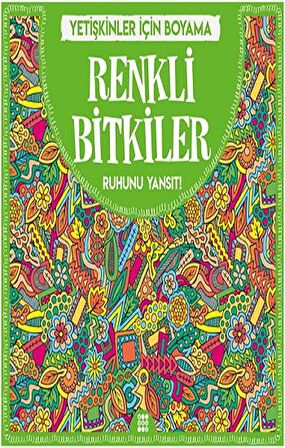 Renkli Bitkiler - Yetişkinler İçin Boyama