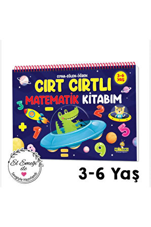 Oyna Eğlen Öğren – Cırt Cırtlı Matematik Kitabım 3-6 Yaş Sayılar, Toplama, Çıkarma, Sudoku