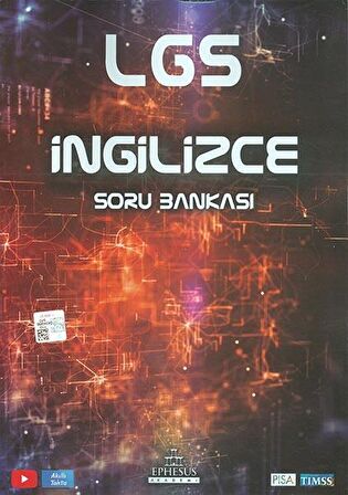 LGS 8.Sınıf İngilizce Soru Bankası Ephesus Akademi