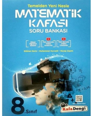 8. Sınıf LGS Matematik Kafası Tümü Video Çözümlü Soru Bankası Kafa Dengi Yayınları