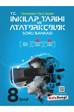 Kafadengi 8.sınıf T.c. Inkılap Tarihi Ve Atatürkçülük Soru Bankası (tümü Video Çözümlü) 2021