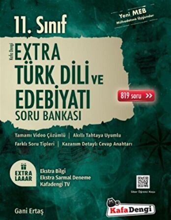 11. Sınıf Türk Dili ve Edebiyatı Extra Soru Bankası