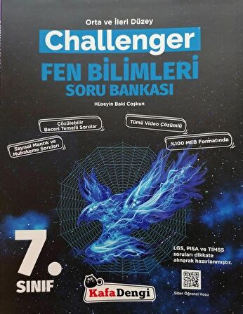 7. Sınıf Challenger Fen Bilimleri Soru Bankası