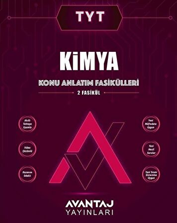 AVANTAJ TYT KİMYA KONU ANLATIM FASİKÜLLERİ