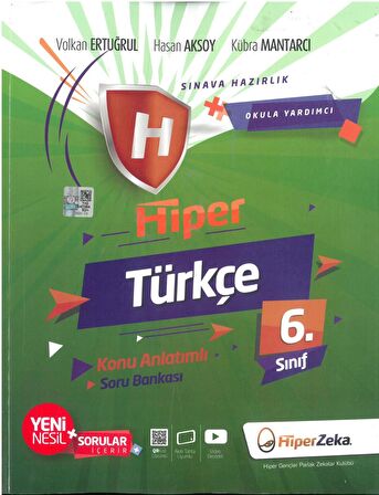 HİPER ZEKA 6.SINIF  TÜRKÇE KONU ANLATIMLI SORU BANKASI