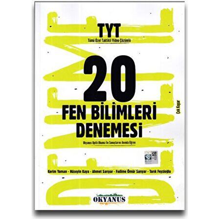 Okyanus TYT Fen Bilimleri 20 Deneme
