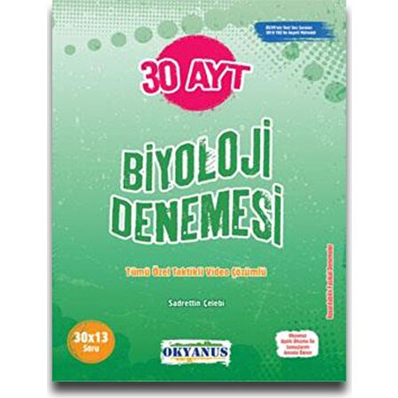 AYT 30 Biyoloji Denemesi