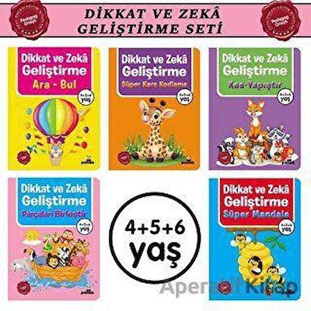 4+5+6 Yaş Dikkat ve Zeka Geliştirme Seti