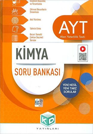 2021 AYT Kimya Soru Bankası KD Yayınları