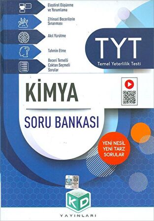 2021 TYT Kimya Soru Bankası KD Yayınları