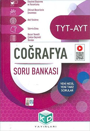 2021 TYT AYT Coğrafya Güncel Soru Bankası KD Yayınları