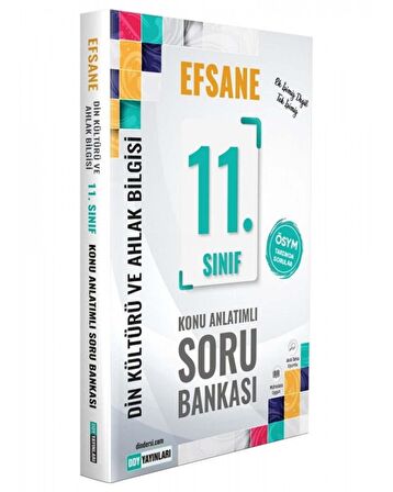 11. Sınıf Din Kültürü ve Ahlak Bilgisi Efsane Konu Anlatımlı Soru Bankası