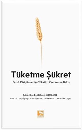 Tüketme Şükret - Gülbeniz Akduman - Çınaraltı Yayınları