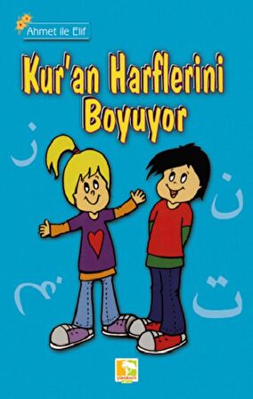 Ahmet İle Elif Kuran Harflerini Boyuyor