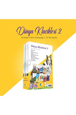 Çocuk Dünya Klasikleri 2 (8-12 YAŞ) - 10 Kitap