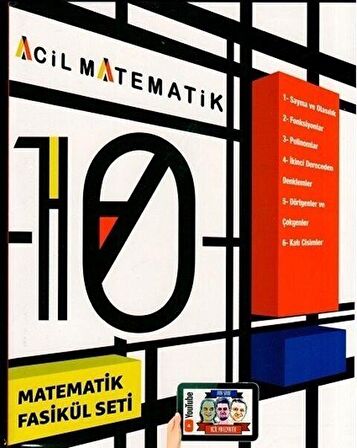 10. Sınıf Acil Matematik 6 lı Fasikül Set