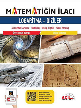 Matematiğin İlacı TYT Acil Matematik Logaritma Diziler Acil Yayınları