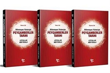 Bilinmeyen Yönleriyle Peygamberler Tarihi Seti (3 Kitap Takım)