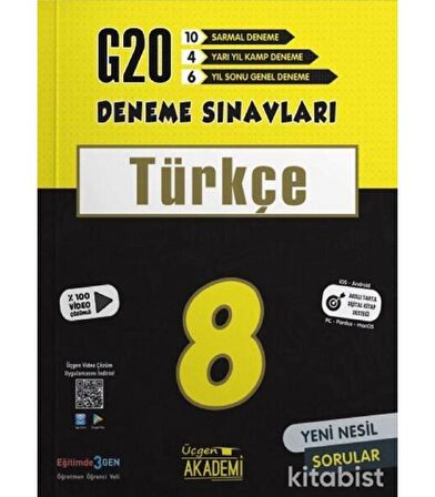 2021 LGS 8. Sınıf Türkçe 20'li Deneme Sınavı