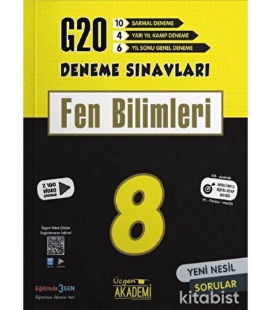 LGS 8. Sınıf Fen Bilimleri 20'li Deneme Sınavı