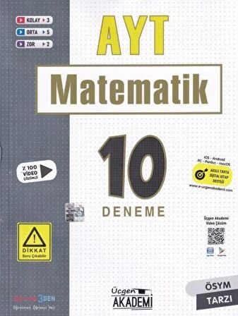 AYT Matematik 10 Deneme