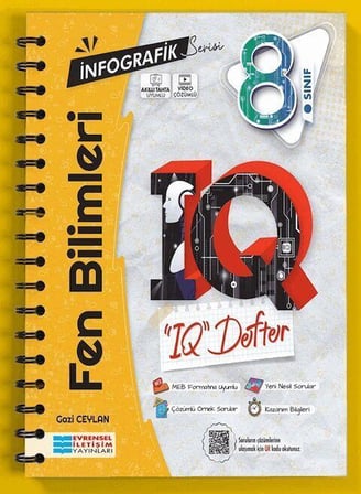 8. Sınıf LGS Fen Bilimleri İnfografik Serisi IQ Akıllı Defter Evrensel İletişim