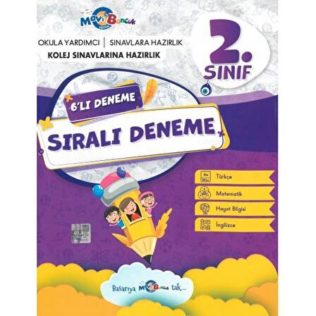 Evrensel İletişim Yayınları 2. Sınıf 6'Lı Sarmal Deneme