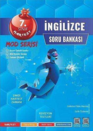 Nartest 7.Sınıf Mod İngilizce  Soru Bankası - Nartest 7 Mod