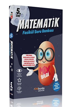 Onburda Yayınları 5. Sınıf Matematik Mixbilgi Fasikül Soru Bankası