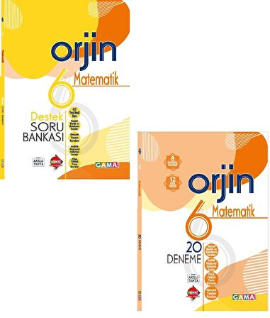 6. Sınıf Matematik Destek Soru Bankası + 20 Deneme