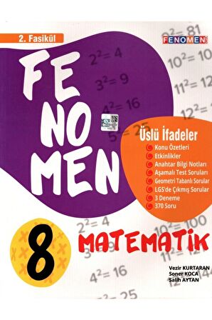 Fenomen 8. Sınıf Matematik 2.Fasikül Üslü İfadeler